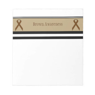 Bloc-note Ruban Brown standard par Kenneth Yoncich