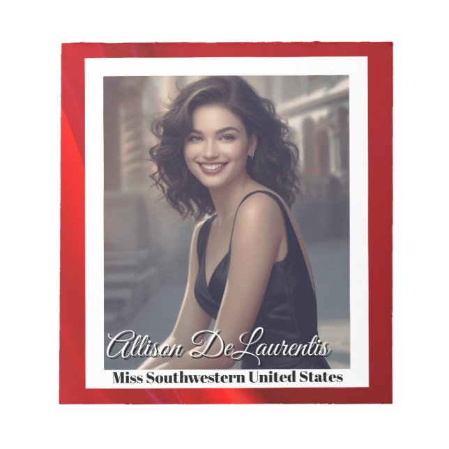 Bloc-note Ruby Shine Pageant Autographe (Devant)