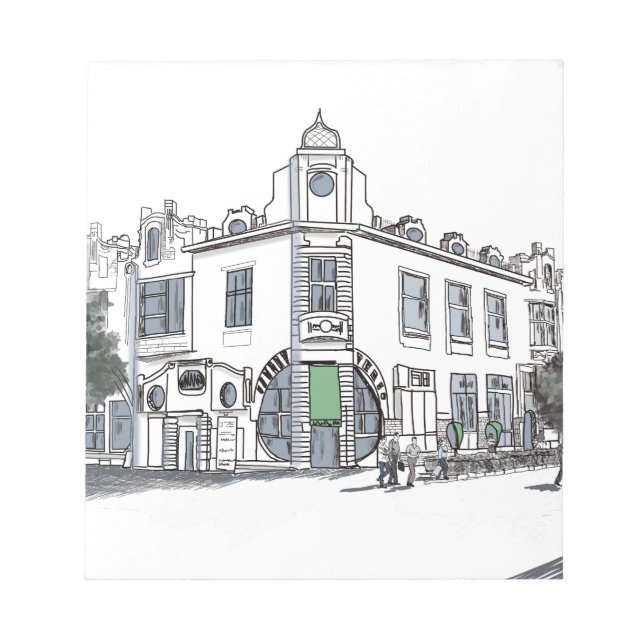 Bloc-note rue de la vieille ville (Devant)