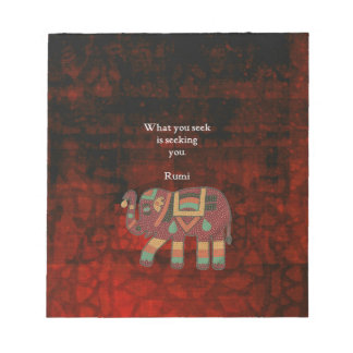 Bloc-note Rumi Inspirationnel Ce Que Vous Cherchez Citer