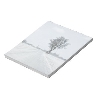 Bloc-note Rural winter road