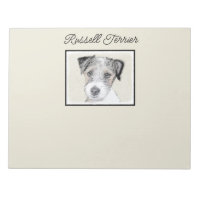 Russell Terrier Peinture rugueuse - Art Chien orig