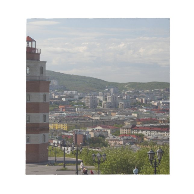 Bloc-note Russie, Mourmansk. Plus grande ville au nord du (Devant)