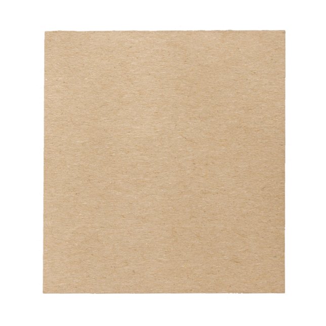 Bloc-note Rustic Kraft Simple Élégant Bohème (Devant)