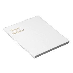Bloc-note Sacrement de l'Eucharistie Golden 3D Look