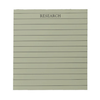 Bloc-note Sage Green Elegant & Serene Papeterie