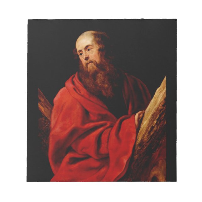 Bloc-note Saint André par Pierre Paul Rubens Baroque Apôtre (Devant)
