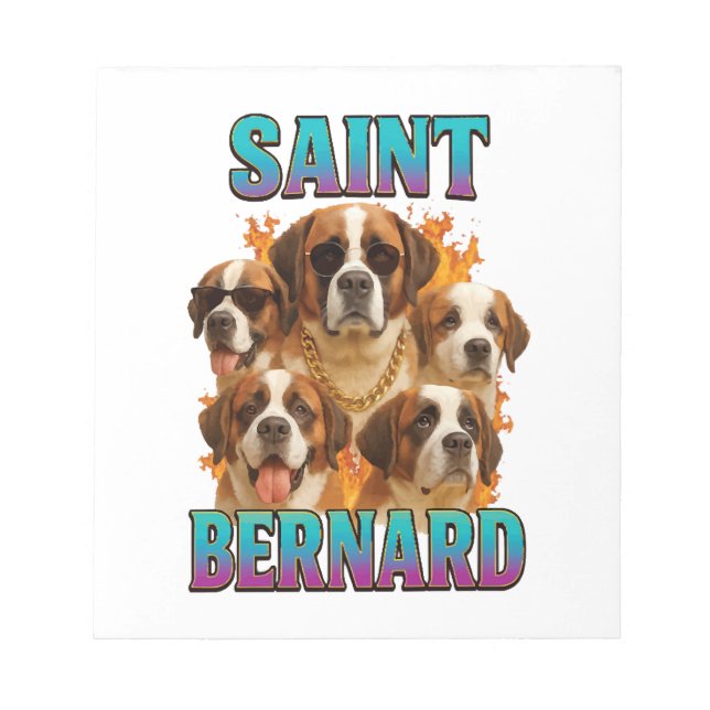 Bloc-note Saint Bernard  (Devant)
