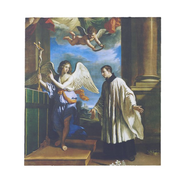 Bloc-note Saint italien Aloysius Gonzaga  (Devant)
