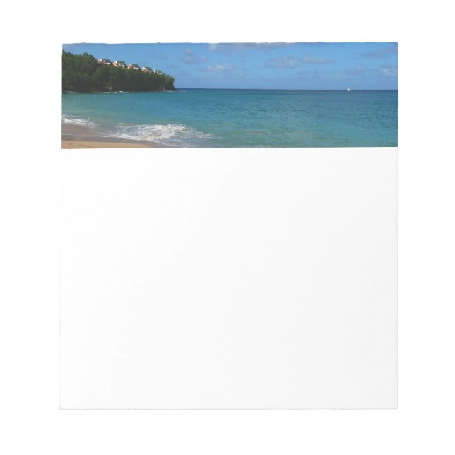 Bloc-note Saint Lucia Beach Paysage tropical (Devant)
