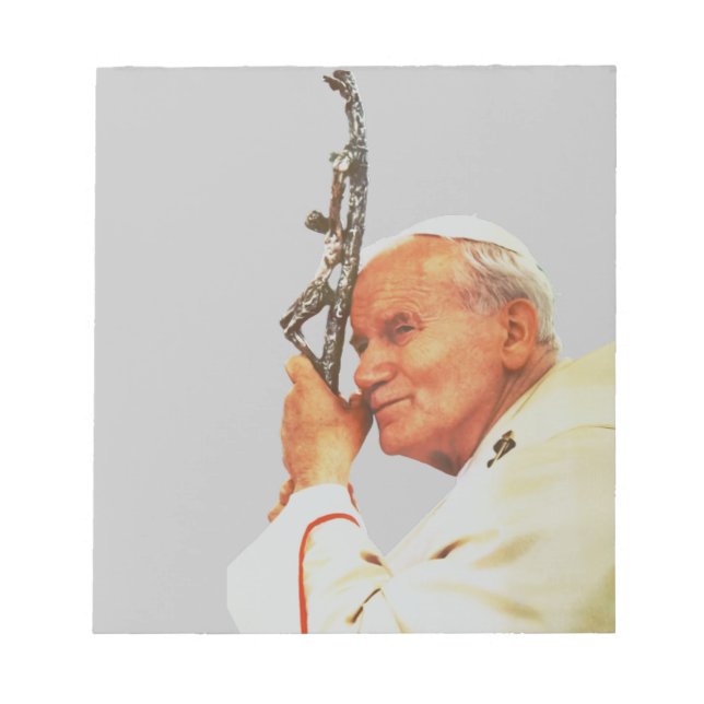 Bloc-note Saint Pape Jean-Paul II  (Devant)
