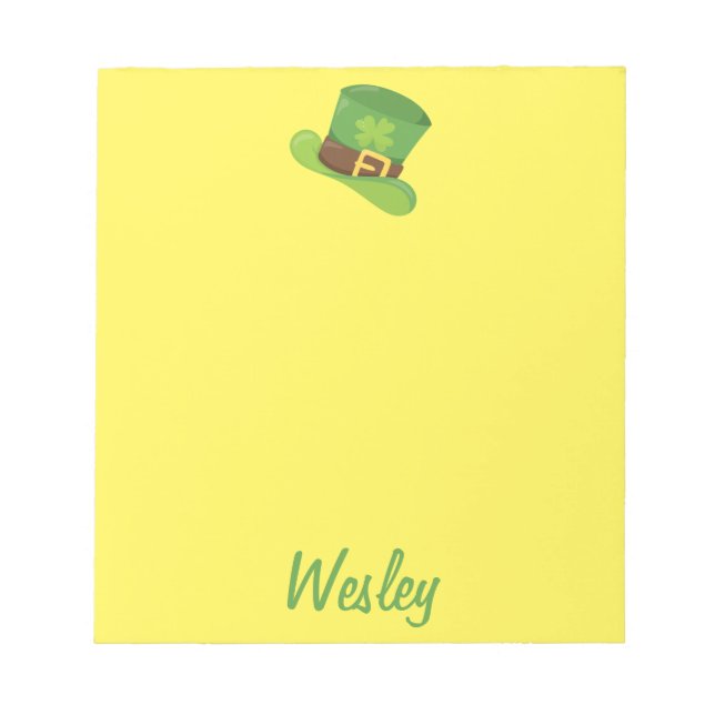 Bloc-note Saint Patrick's Day (Devant)