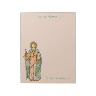 Bloc-note Saint Paul l'Apôtre (RLS 13) 8,5 po x 11 po