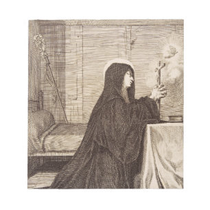 Bloc-note Saint Scholastica Patroness of school