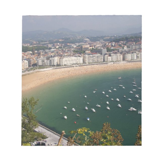Bloc-note Saint-Sébastien, Espagne. La ville basque de San (Devant)