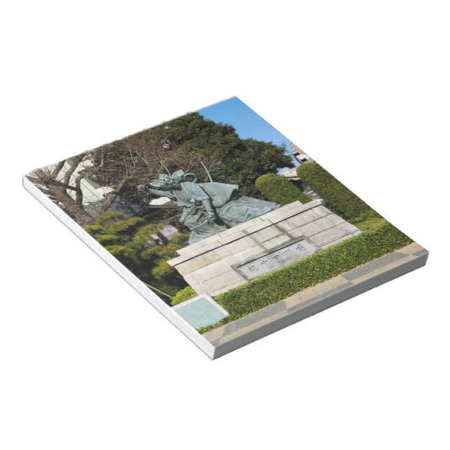 Bloc-note Samurai Kamakura Gongoro Kagemasa Kabuki Statue (Incliné)