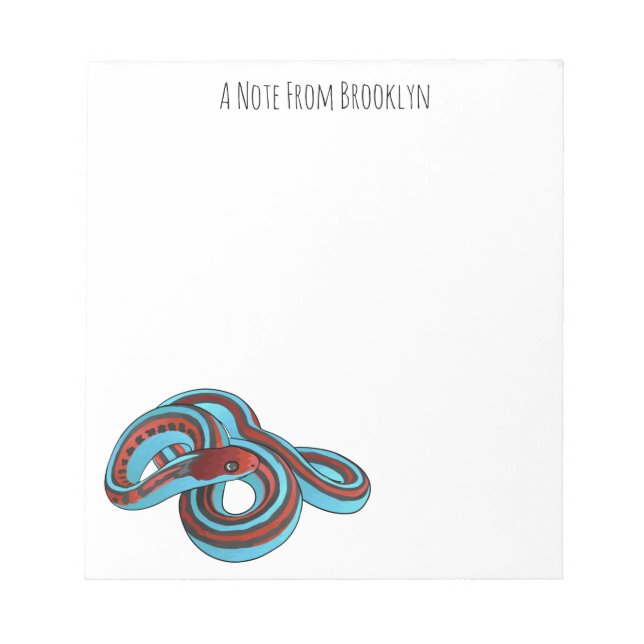 Bloc-note San Francisco garter snake (Devant)