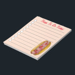 Bloc-note Sandwich Au Rouleau De Homard Du Maine Que Faire A<br><div class="desc">Le design d'un bloc-notes de style Liste présente une illustration originale d'un sandwich classique au rouleau de homard du Maine, avec CHOSES À FAIRE AUJOURD'HUI dans une police rouge amusante. De nombreux autres blocs-notes illustrés sont également disponibles dans cette boutique. Cette conception est également disponible sur d'autres produits. Ne vois-tu...</div>