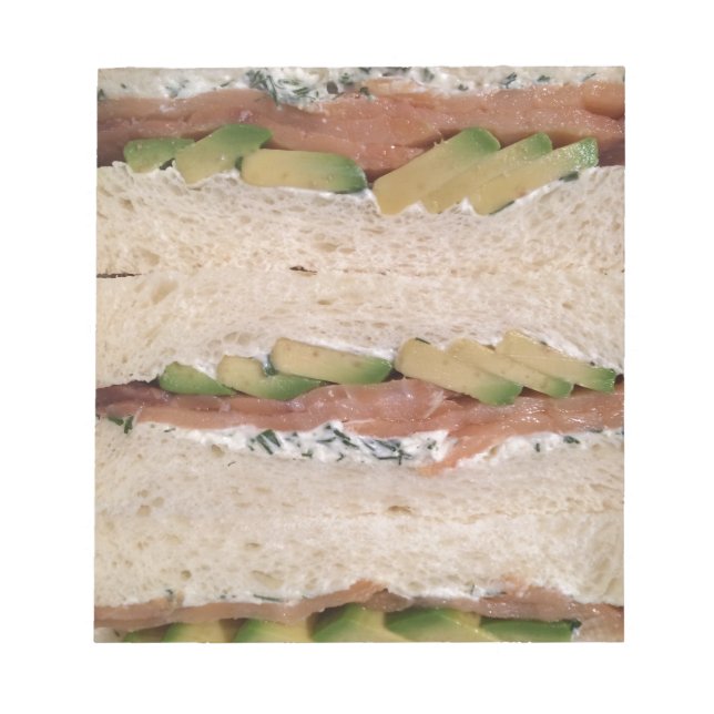 Bloc-note sandwich Avocado & Lox (Devant)
