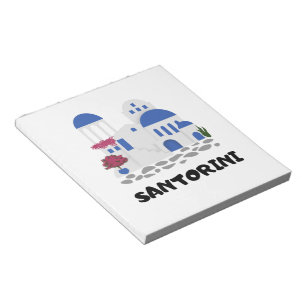 Bloc-note Santorin Grèce Vintage