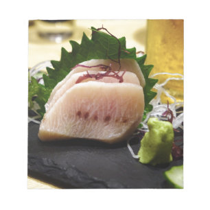 Bloc-note Sashimi Mekajiki Espadon Wasabi Cru Frais