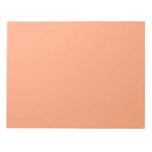 Bloc-note Saumon couleur rose accent personnalisable