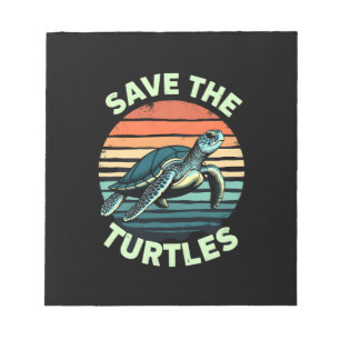 Bloc-note Sauver Les Tortues Animal Tortue Amateur D'animaux