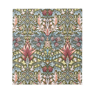 Bloc-note Schéma floral William Morris Snakeshead