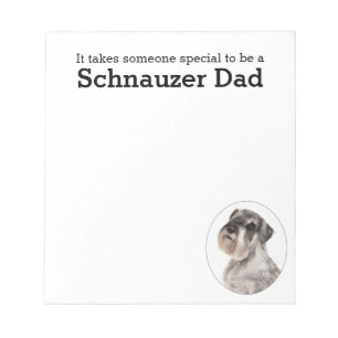 Bloc-note Schnauzer Papa note Pad