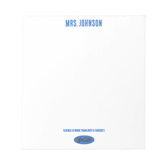 Bloc-note Science Is More Than Just A Subject | Life Wisdom (Devant)