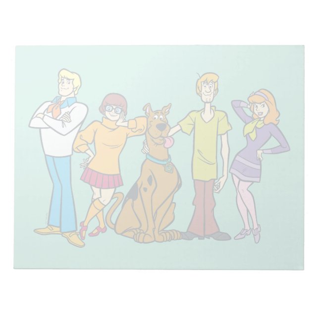 Bloc-note Scooby-Doo | Gang 14 entier Mystery Inc (Devant)