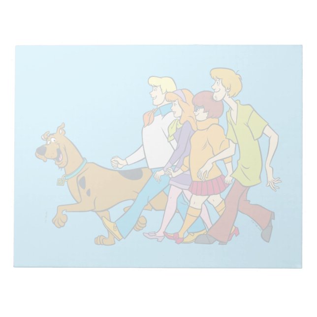 Bloc-note Scooby-Doo | Gang 18 entier Mystery Inc (Devant)