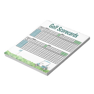 Bloc-note Scorecards Golf