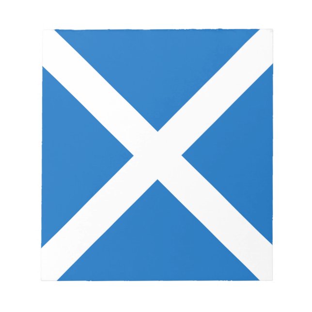 Bloc-note Scotland flag Scottish Saltire (Devant)