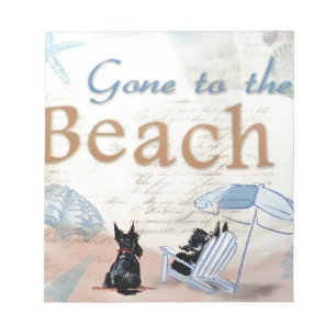 Bloc-note Scottie Beach