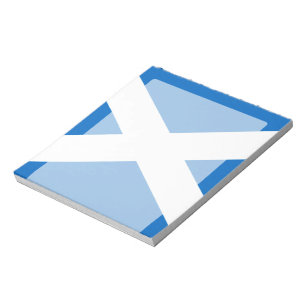 Bloc-note Scottish Cross Scotland Colors