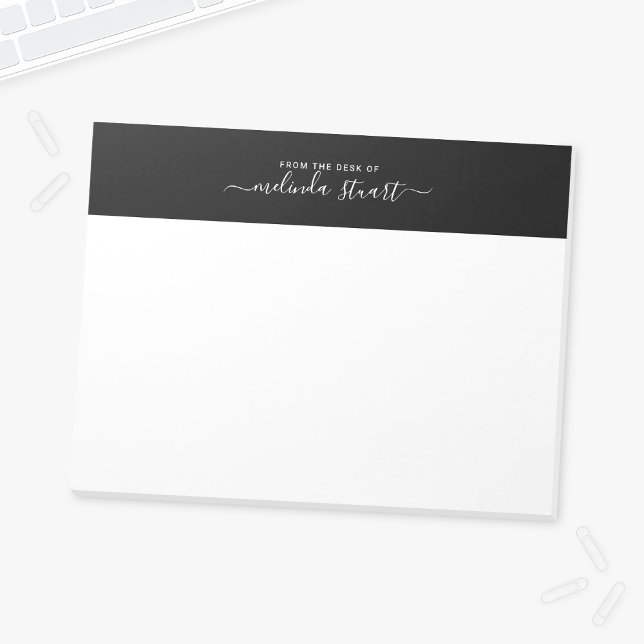 Bloc-note Script moderne professionnel (Créateur téléchargé)