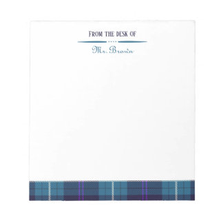 Bloc-note Script personnalisé à partir du bureau de nom Plai
