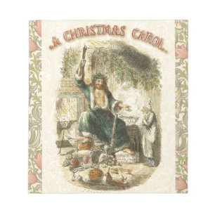 Bloc-note Scrooge Fantôme de Noël Présent