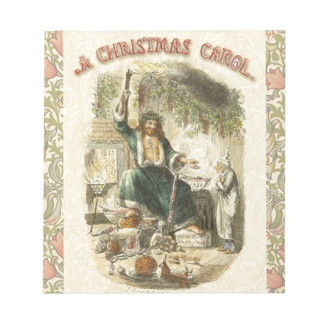 Bloc-note Scrooge Fantôme de Noël Présent (Devant)