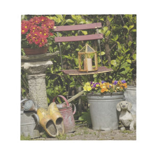 Bloc-note Seaux, chaussures et fleurs, Zaanse Schans,