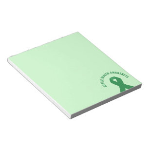 Bloc-note Sensibilisation à la santé mentale Ribbon vert