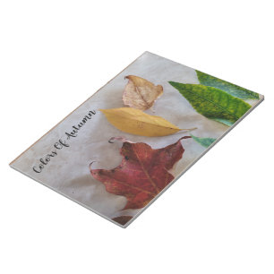 Bloc-note Sets de table en papier Feuilles d'automne