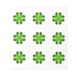 Bloc-note Shamrock de la Saint-Patrick