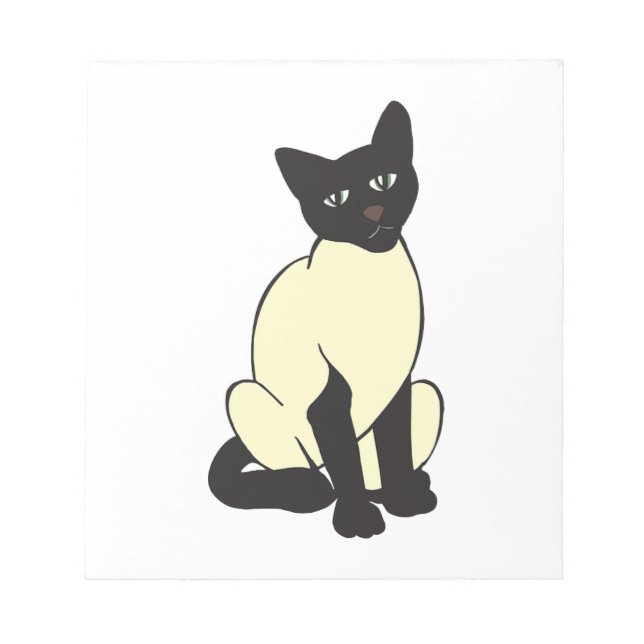 Bloc-note Siamese Chat Animaux de compagnie mignons Destiny  (Devant)