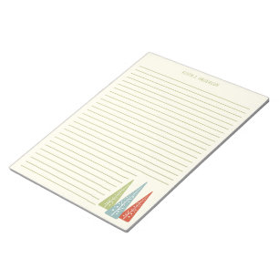 Bloc-note Siècle moderne arbres de Noël Papeterie