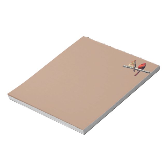 Bloc-note Silent Wonders Notepad Cardinals (Tourné)
