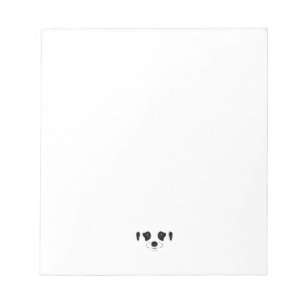 Bloc-note Silhouette du visage de Meerkat