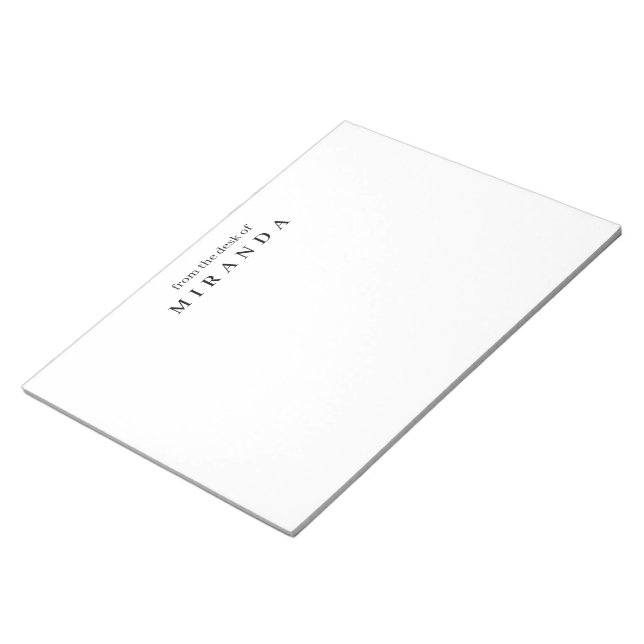 Bloc-note Simple Élégant De la part de l'écriture (Incliné)