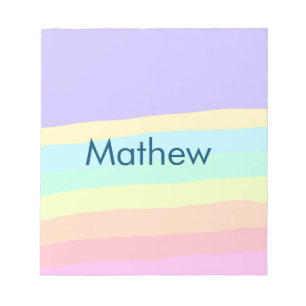 Bloc-note simple lettre initiale monogramme ajouter votre no